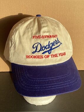 Vintage BD&A Los Angeles dodgers 5-Straight rookies of the year hat made in USA